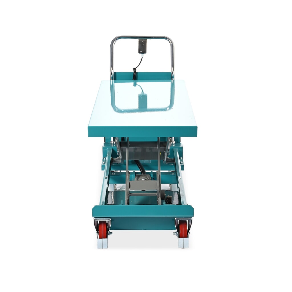 Ameise® elektromos ollós emelőasztalos kocsi, teherbírás 500 kg, plató méret 1.010 x 520 mm Termékkép száma 3: Ameise® elektromos ollós emelőasztalos kocsi, teherbírás 500 kg, plató méret 1.010 x 520 mm