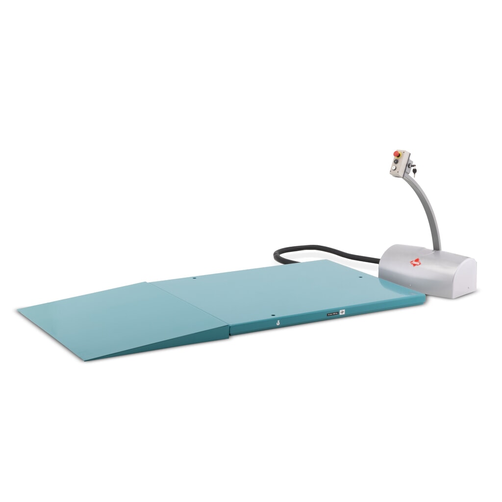 Ameise® lapos ollós emelőasztal, teherbírás 1.000 kg, plató méret 1.450 x 1.140 mm Termékkép száma 7: Ameise® lapos ollós emelőasztal, teherbírás 1.000 kg, plató méret 1.450 x 1.140 mm