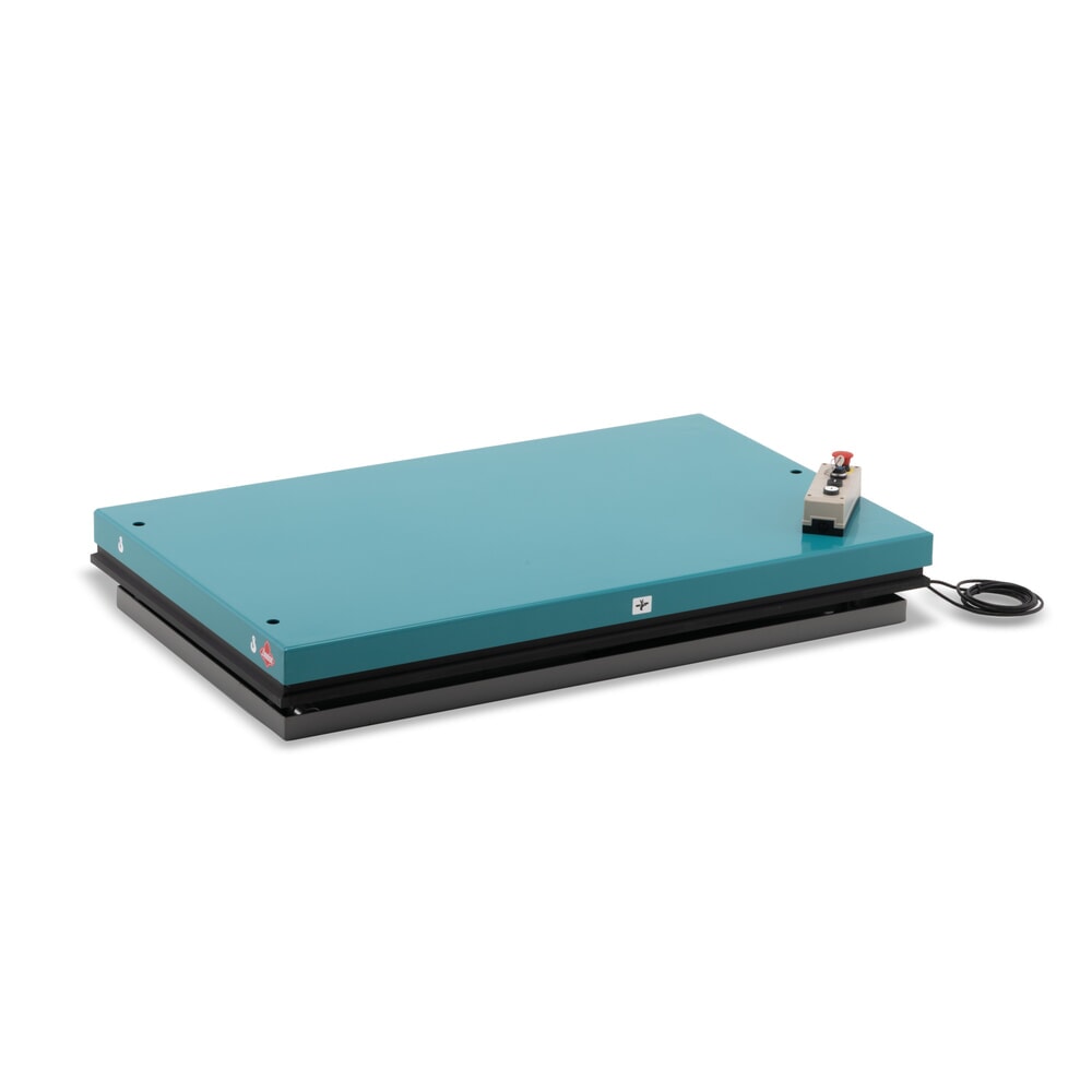 Termékkép száma 6: Ameise® ollós emelőasztal, egyszeres olló, teherbírás 500 kg, plató méret 1.300 x 800 mm