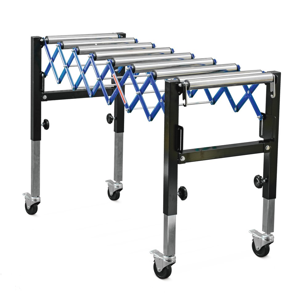 Termékkép: Ameise® ollós görgős szállítópálya, pályahossz 375-1270 mm, pályaszélesség 350 mm, teherbírás 60 kg