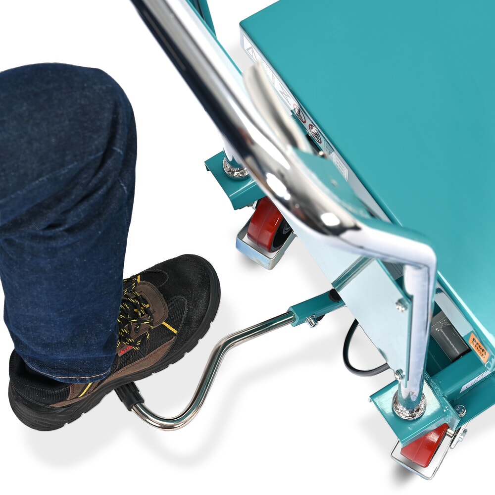 Termékkép száma 10: Ameise® ollós emelőasztalos kocsi, fix akasztókengyel, teherbírás 500 kg, egyenként 850 x 500 mm