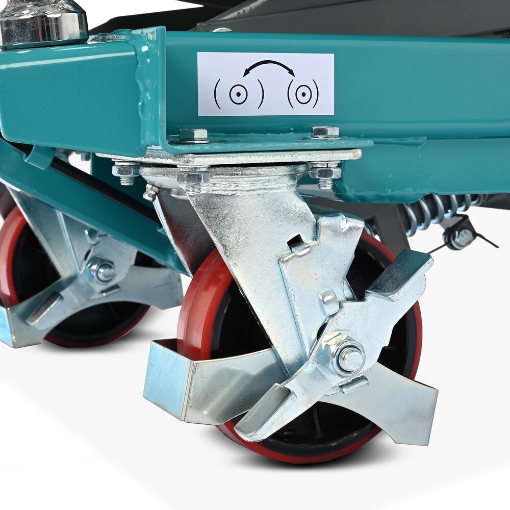 Termékkép száma 12: Ameise® ollós emelőasztalos kocsi, fix akasztókengyel, teherbírás 500 kg, egyenként 850 x 500 mm