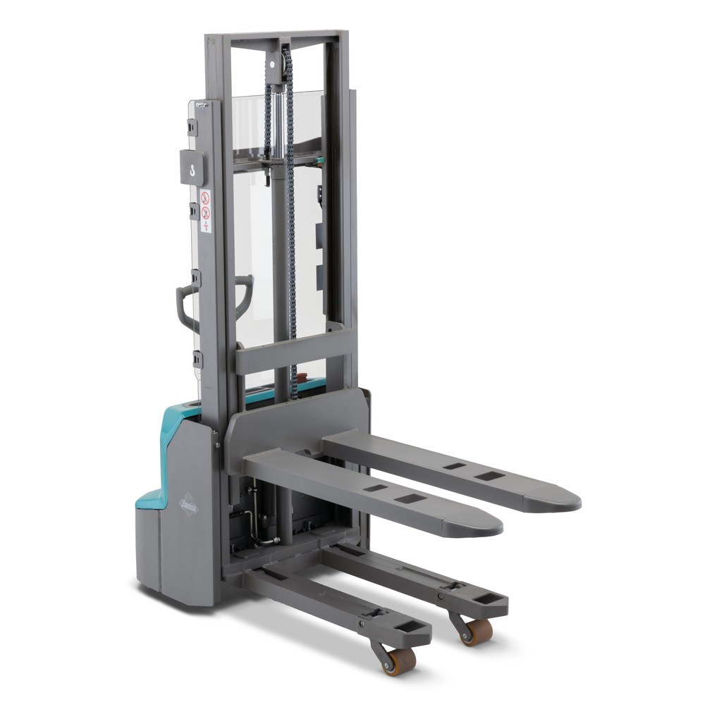 Termékkép száma 5: Ameise® PSE 1.2 Inital-lift elektromos gyalogkíséretű targonca kerékkaremeléssel, emelési magasság 2900 mm, teherbírás 1200 kg