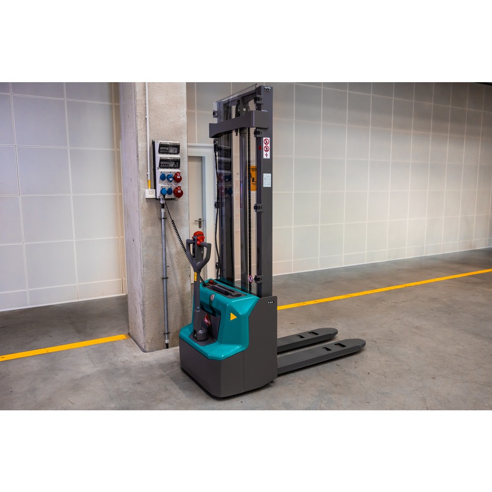 Termékkép száma 9: Ameise® PSE 1.2 Inital-lift elektromos gyalogkíséretű targonca kerékkaremeléssel, emelési magasság 2900 mm, teherbírás 1200 kg