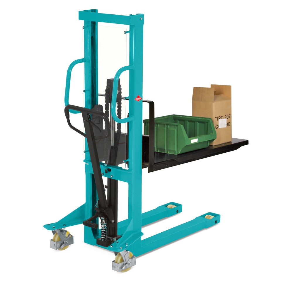 Termékkép száma 2: Ameise® PSM 1.0 hidraulikus targonca egytagú emelőoszloppal, 1000 mm emelési magasság, 1000 kg teherbírás