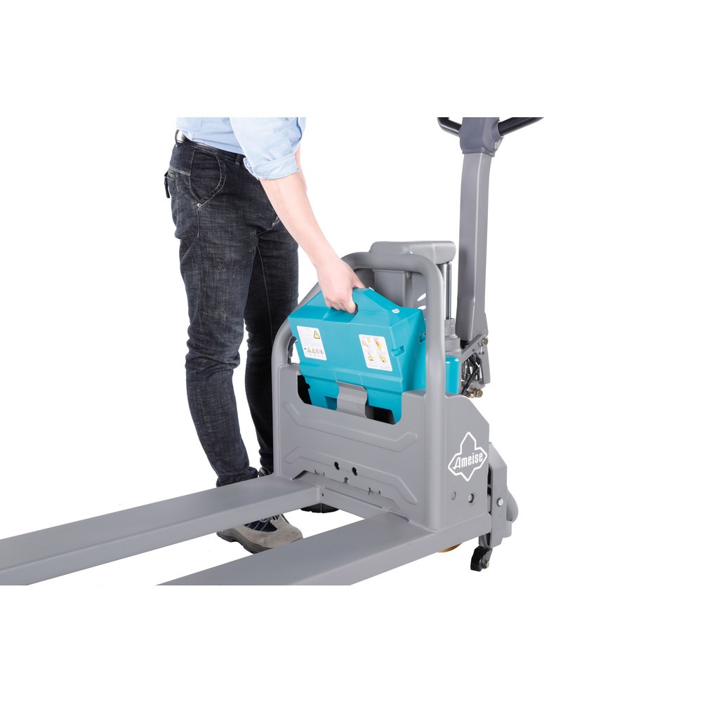 Termékkép száma 4: Ameise® PTE 1.3 elektromos emelőkocsi, teherbírás 1300 kg, villahossz 1150 mm