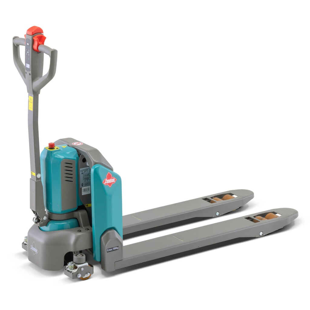 Termékkép száma 1: Ameise® PTE 1.6 elektromos emelőkocsi, teherbírás 1600 kg, villahossz 1150 mm