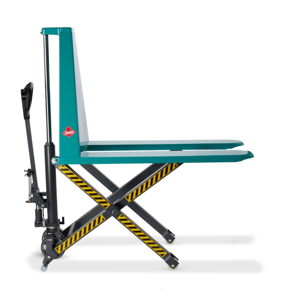 Ameise® PTM 1.0 Scissor ollós emelőkocsi gyorsemeléssel, teherbírás 1000 kg, villahossz 1150 mm Termékkép: Ameise® PTM 1.0 Scissor ollós emelőkocsi gyorsemeléssel, teherbírás 1000 kg, villahossz 1150 mm
