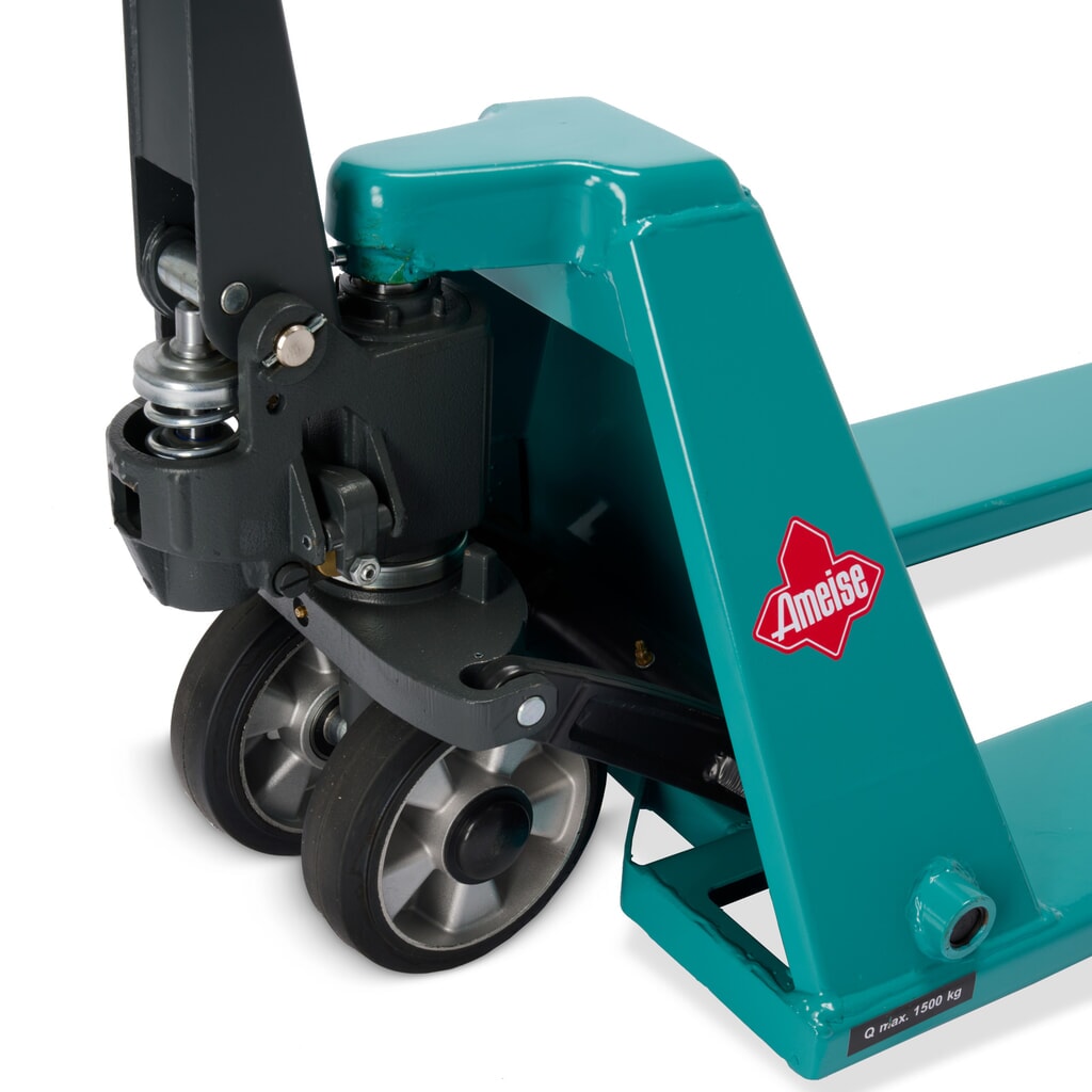 Termékkép száma 9: Ameise® PTM 1.5 Low, laposvillás kézi emelőkocsi, teherbírás 1500 kg, villahossz 1150 mm, tömörgumi/poliuretán kerekek