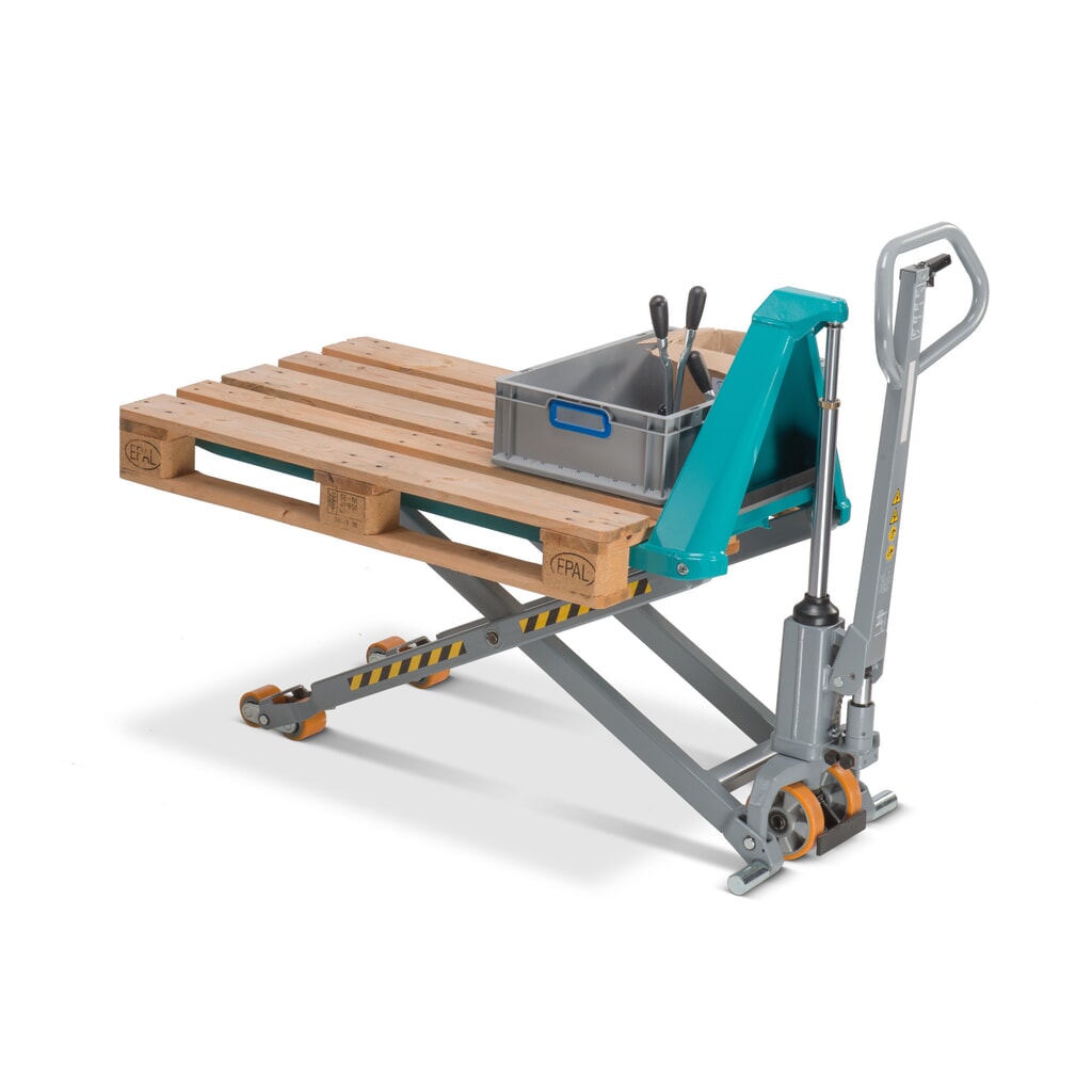 Termékkép száma 8: Ameise® PTM 1.5 Scissor ollós emelőkocsi gyorsemeléssel, teherbírás 1500 kg, villahossz 1200 mm