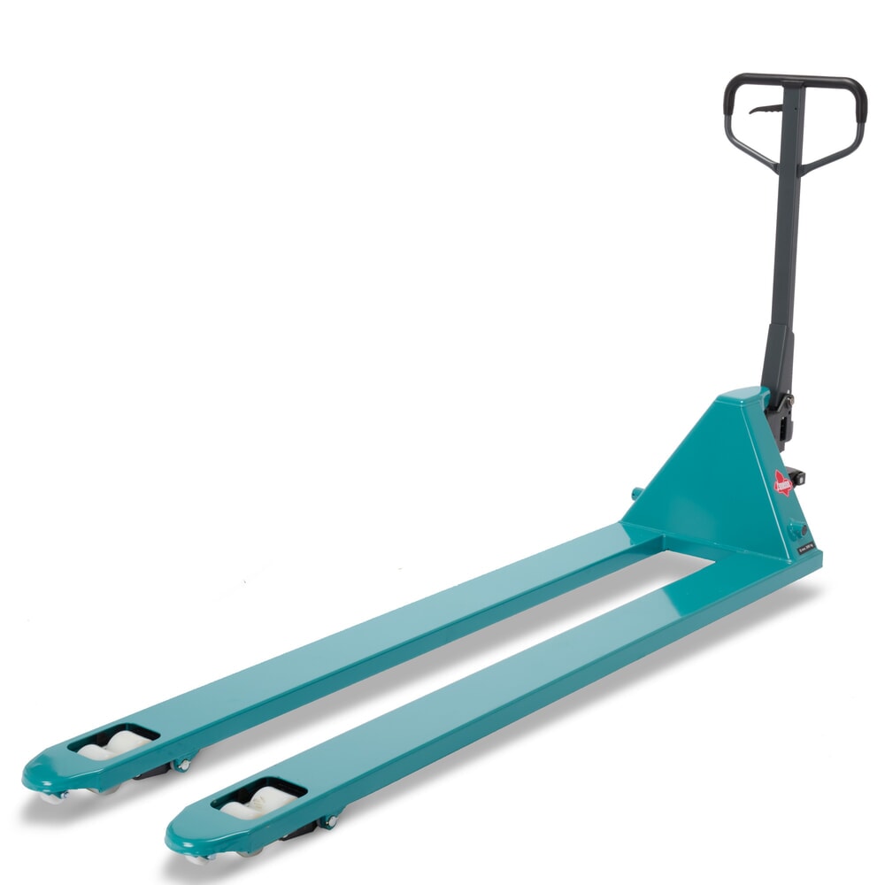 Termékkép száma 4: Ameise® PTM 2.0 kézi emelőkocsi, 2000 kg teherbírás, 2000 mm villahossz, nylon kerekek, tandem görgők