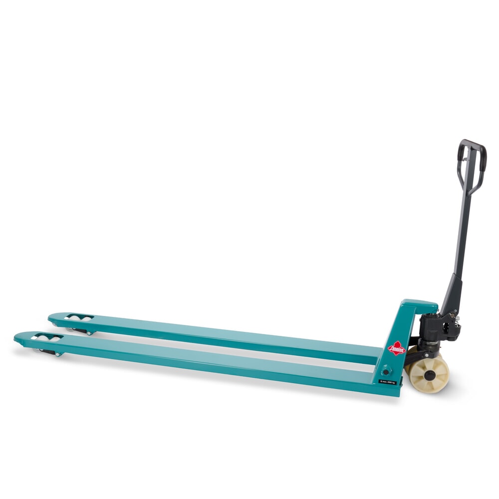 Termékkép száma 5: Ameise® PTM 2.0 kézi emelőkocsi, 2000 kg teherbírás, 2000 mm villahossz, nylon kerekek, tandem görgők