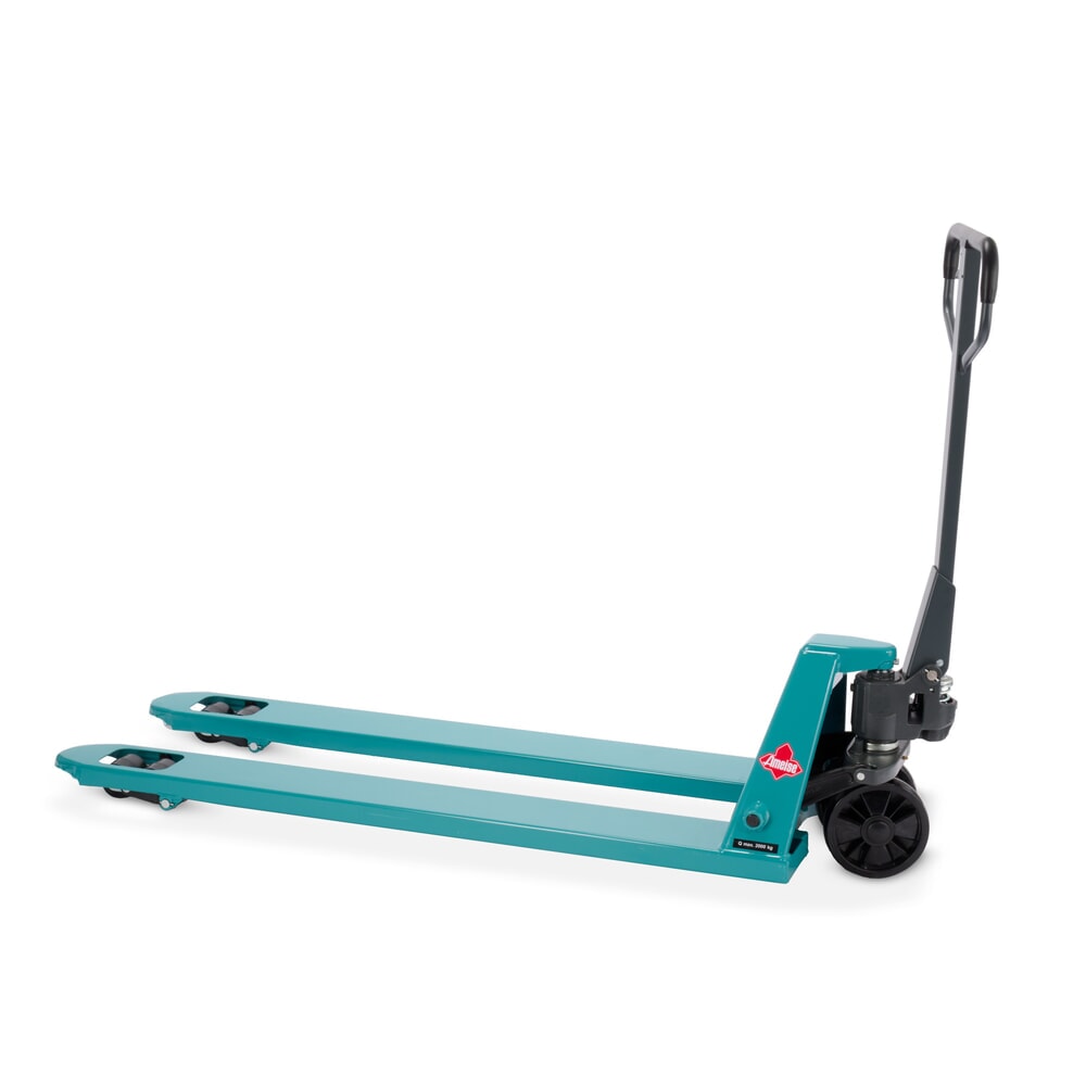 Termékkép száma 7: Ameise® PTM 2.0 kézi emelőkocsi, 2000 kg teherbírás, 1500 mm villahossz, poliuretán kerekek, tandem görgők