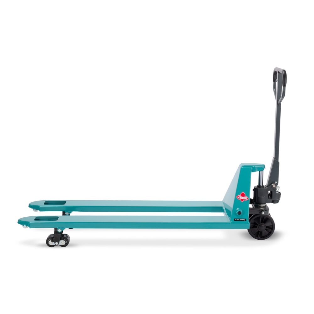 Termékkép száma 8: Ameise® PTM 2.0 kézi emelőkocsi, 2000 kg teherbírás, 1500 mm villahossz, poliuretán kerekek, tandem görgők