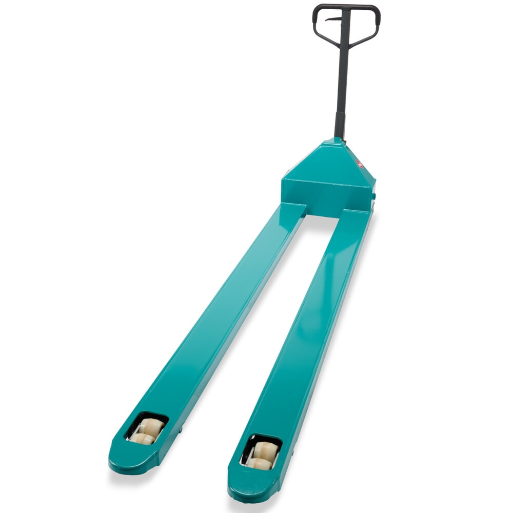 Termékkép száma 8: Ameise® PTM 2.0 kézi emelőkocsi, 2000 kg teherbírás, 2500 mm villahossz, nylon kerekek, tandem görgők