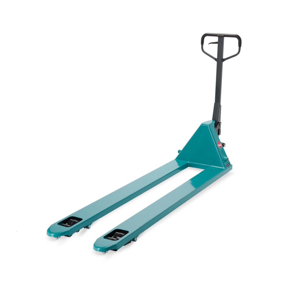 Termékkép száma 5: Ameise® PTM 2.0 kézi emelőkocsi, 2000 kg teherbírás, 1800 mm villahossz, poliuretán kerekek, tandem görgők