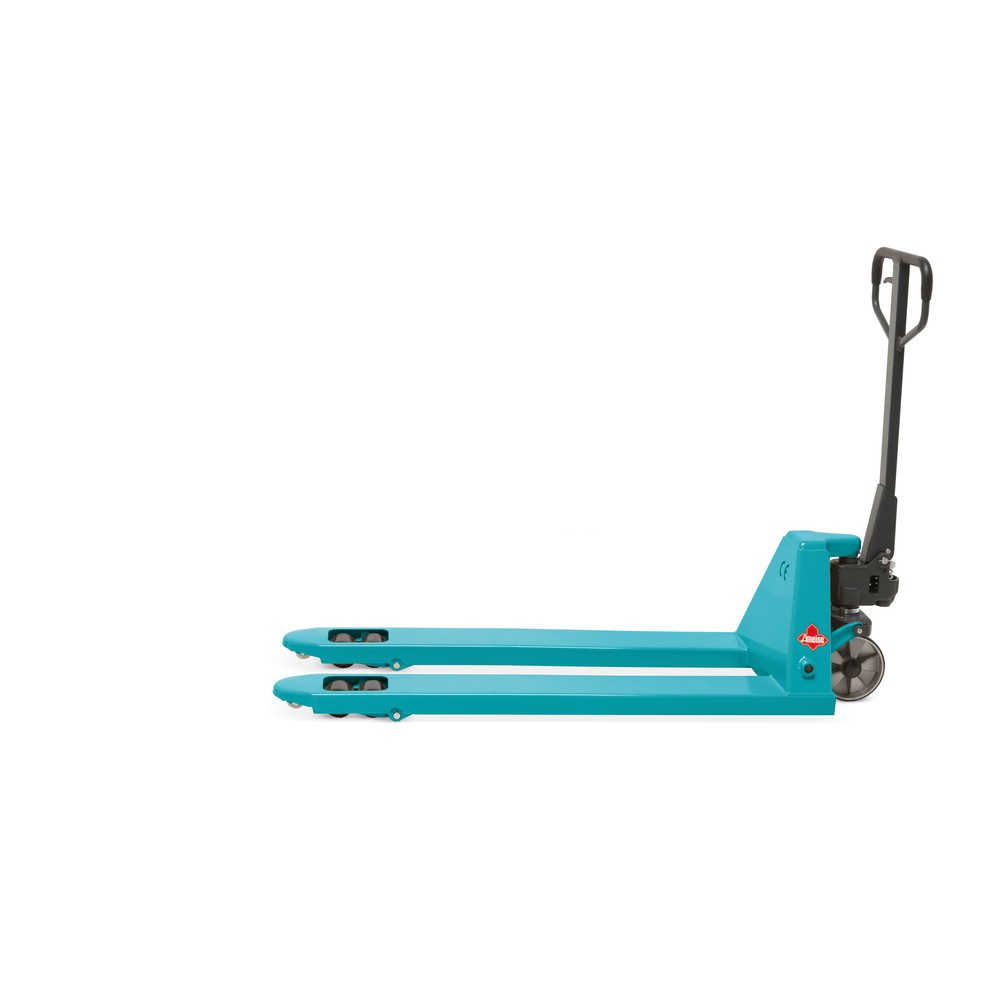 Termékkép száma 5: Ameise® PTM 2.0 kézi emelőkocsi, 2000 kg teherbírás, 1500 mm villahossz, tandem görgők, nylon