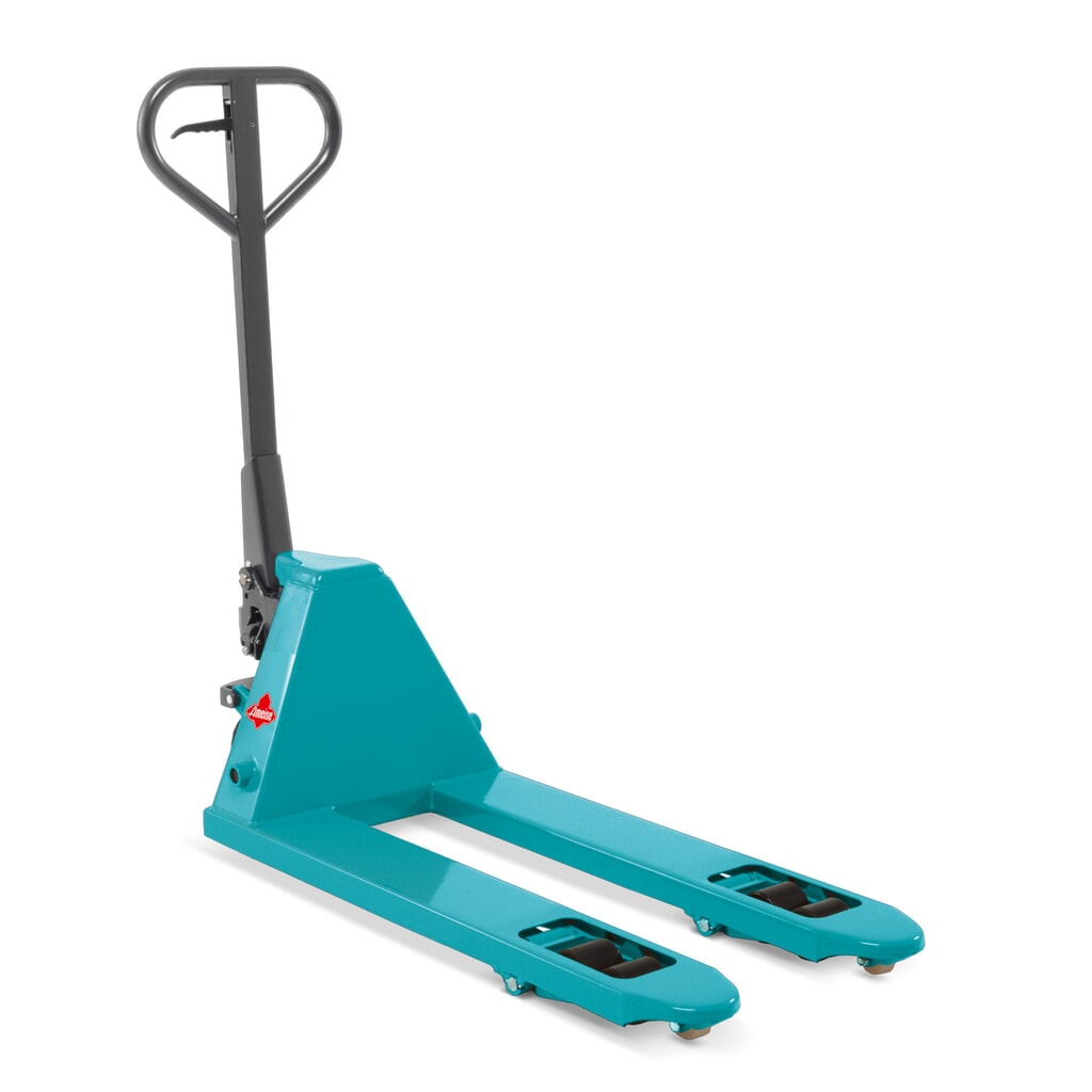 Ameise® PTM 2.0 kézi emelőkocsi, 2000 kg teherbírás, 800 mm villahossz, tömörgumi/poliuretán kerekek, tandem görgők Termékkép: Ameise® PTM 2.0 kézi emelőkocsi, 2000 kg teherbírás, 800 mm villahossz, tömörgumi/poliuretán kerekek, tandem görgők