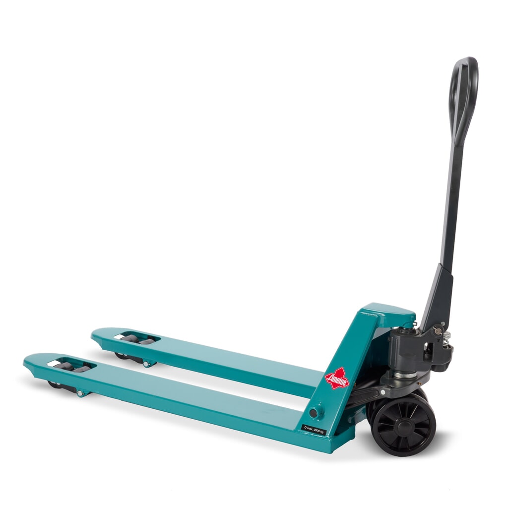 Termékkép száma 11: Ameise® PTM 2.0 kézi emelőkocsi, 2000 kg teherbírás, 1150 mm villahossz, poliuretán kerekek, tandem görgők