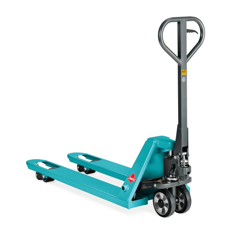 Termékkép: Ameise® PTM 2.0 kézi emelőkocsi, 2000 kg teherbírás, 1150 mm villahossz, poliuretán kerekek