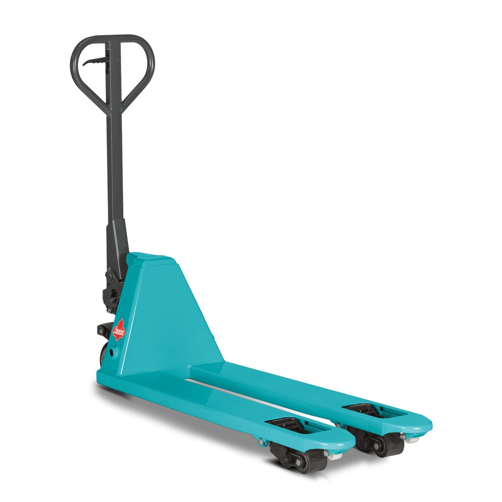 Termékkép: Ameise PTM 2.0 Narrow keskeny kézi emelőkocsi, teherbírás 2000 kg, villahossz 1150 mm, villaszélesség 450 mm, tömörgumi/poliuretán kerekek