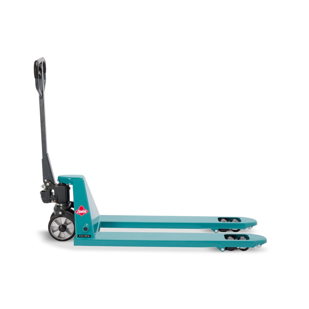 Termékkép száma 13: Ameise® PTM 2.5 kézi emelőkocsi, 2500 kg teherbírás, 1150 mm villahossz, tömörgumi/poliuretán kerekek, tandem görgők