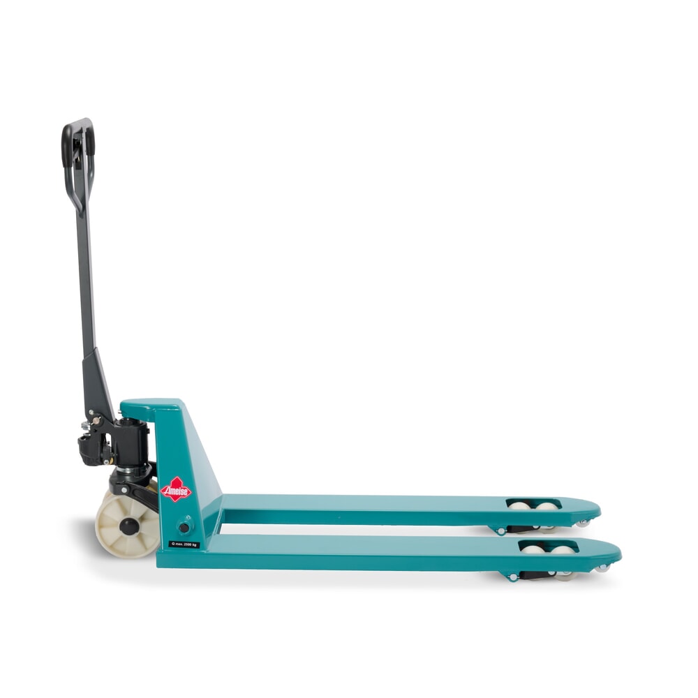 Termékkép száma 8: Ameise® PTM 2.5 kézi emelőkocsi, 2500 kg teherbírás, 1150 mm villahossz, nylon kerekek, tandem görgők