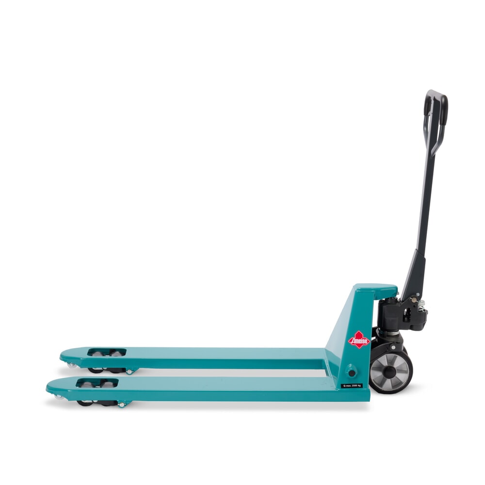 Termékkép száma 7: Ameise® PTM 2.5 kézi emelőkocsi gyorsemeléssel, 2500 kg teherbírás, 1150 mm villahossz, tömörgumi/poliuretán kerekek, tandem görgők