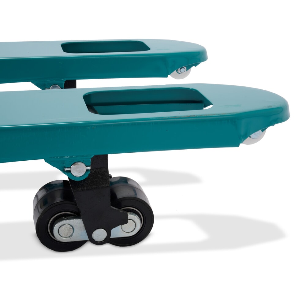 Termékkép száma 11: Ameise® PTM 2.5 kézi emelőkocsi gyorsemeléssel, 2500 kg teherbírás, 1150 mm villahossz, tömörgumi/poliuretán kerekek, tandem görgők