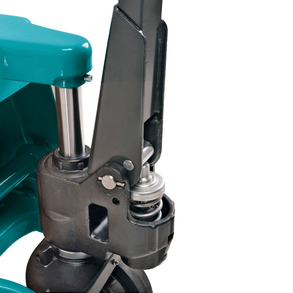Termékkép száma 6: Ameise® PTM 2.0 kézi emelőkocsi gyorsemeléssel, 2000 kg teherbírás, 1150 mm villahossz, nylon kerekek