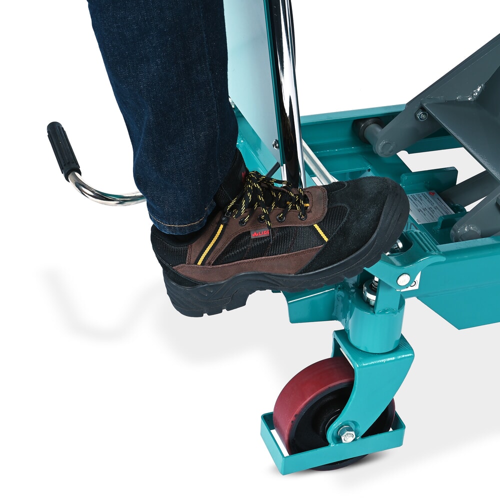 Termékkép száma 8: Ameise® ollós emelőasztalos kocsi, fix akasztókengyel, teherbírás 750 kg, egyenként 1 000 x 510 mm