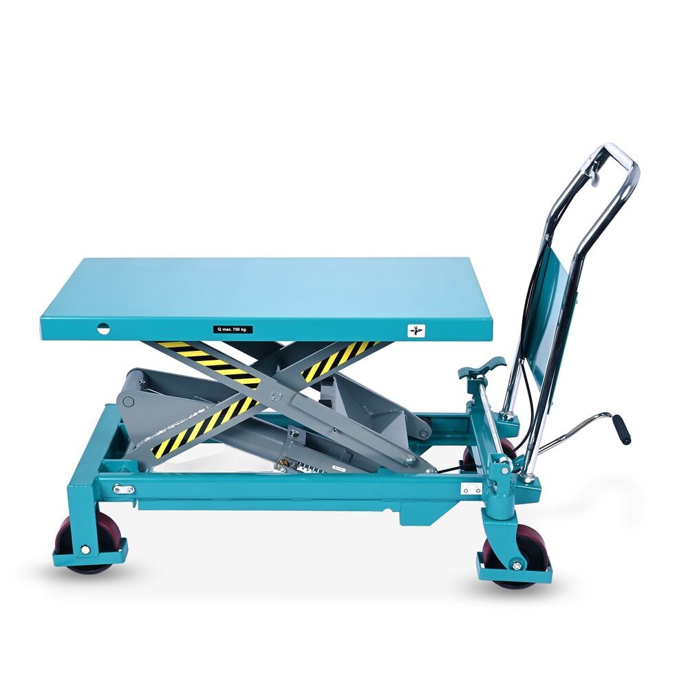 Termékkép száma 14: Ameise® ollós emelőasztalos kocsi, fix akasztókengyel, teherbírás 750 kg, egyenként 1 000 x 510 mm