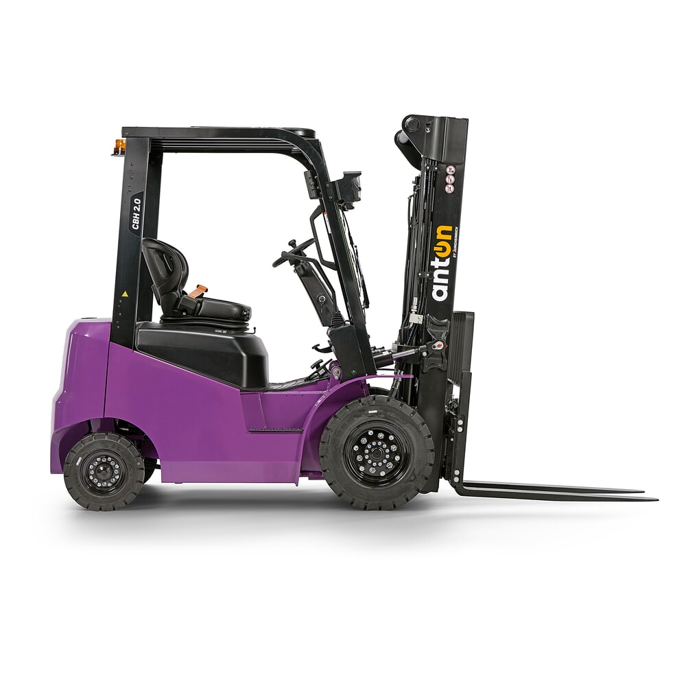 Termékkép száma 7: AntOn by Jungheinrich elektromos targonca CBH 2.0 háromtagú teleszkópos emelőoszlop, 4800 mm emelési magasság, 2000 kg teherbírás, Eco időjárásvédő fülke, beépített töltőkészülék