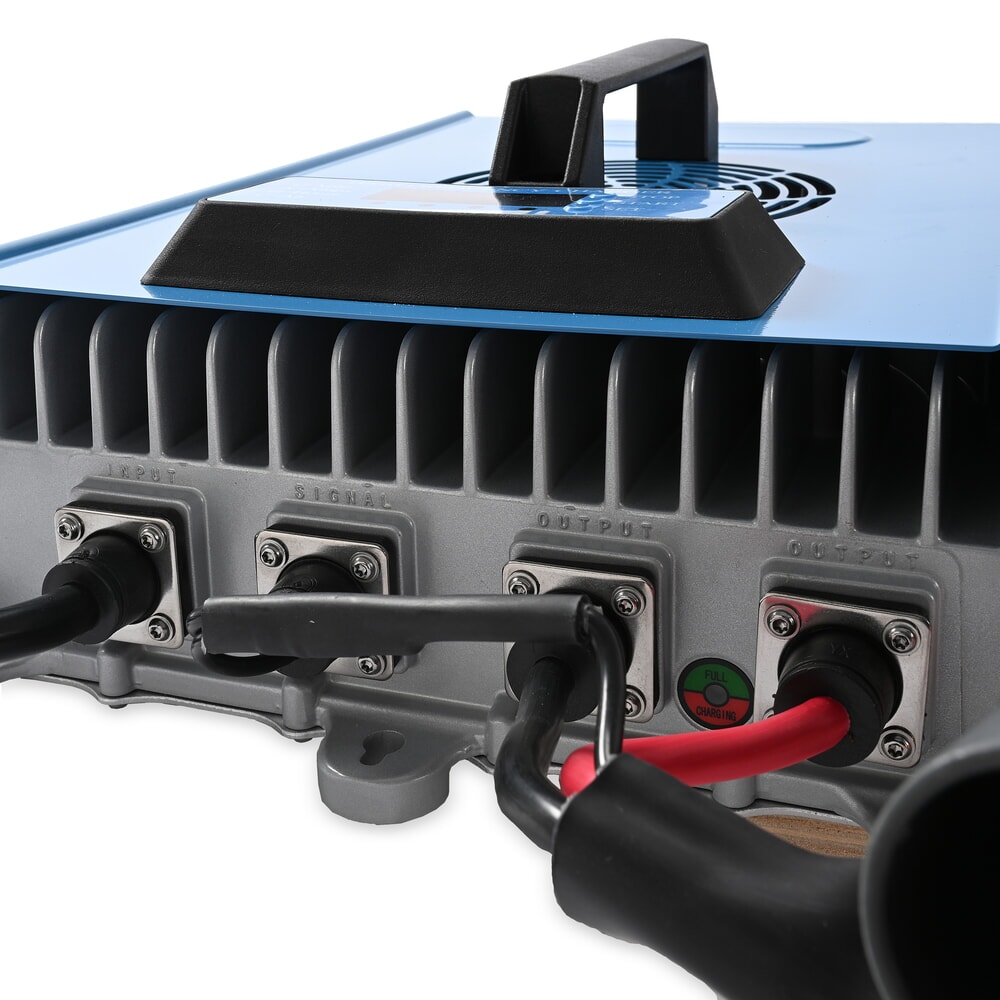 Termékkép száma 5: Külső töltőkészülék D400, 80 V, 60 A, CEE piros 32A, 4 pólusú - 3P+E, AntOn by Jungheinrich CBH 2.0 elektromos targoncához