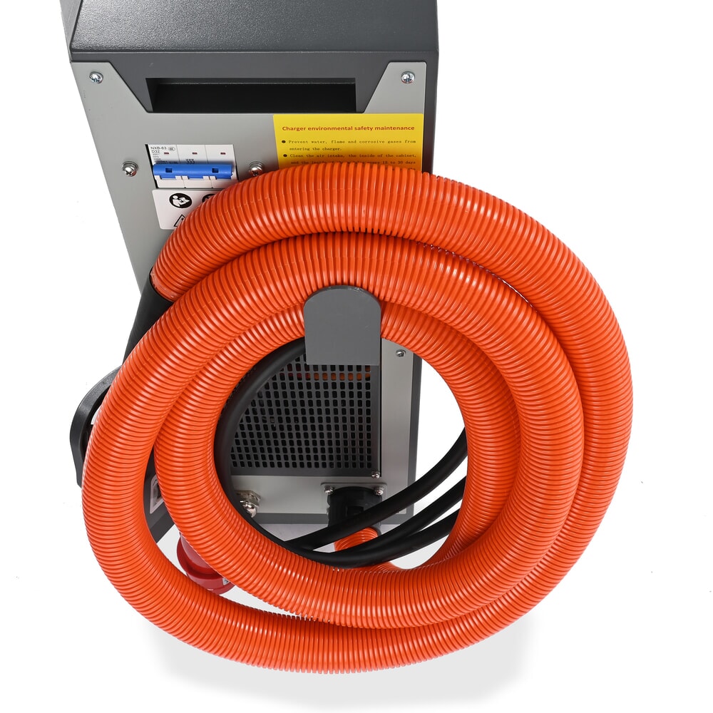 Termékkép száma 4: Külső töltőkészülék D400, 80 V, 100 A, CEE piros 32A, 5 pólusú - 3P+N+E, AntOn by Jungheinrich CBH 2.0 elektromos targoncához