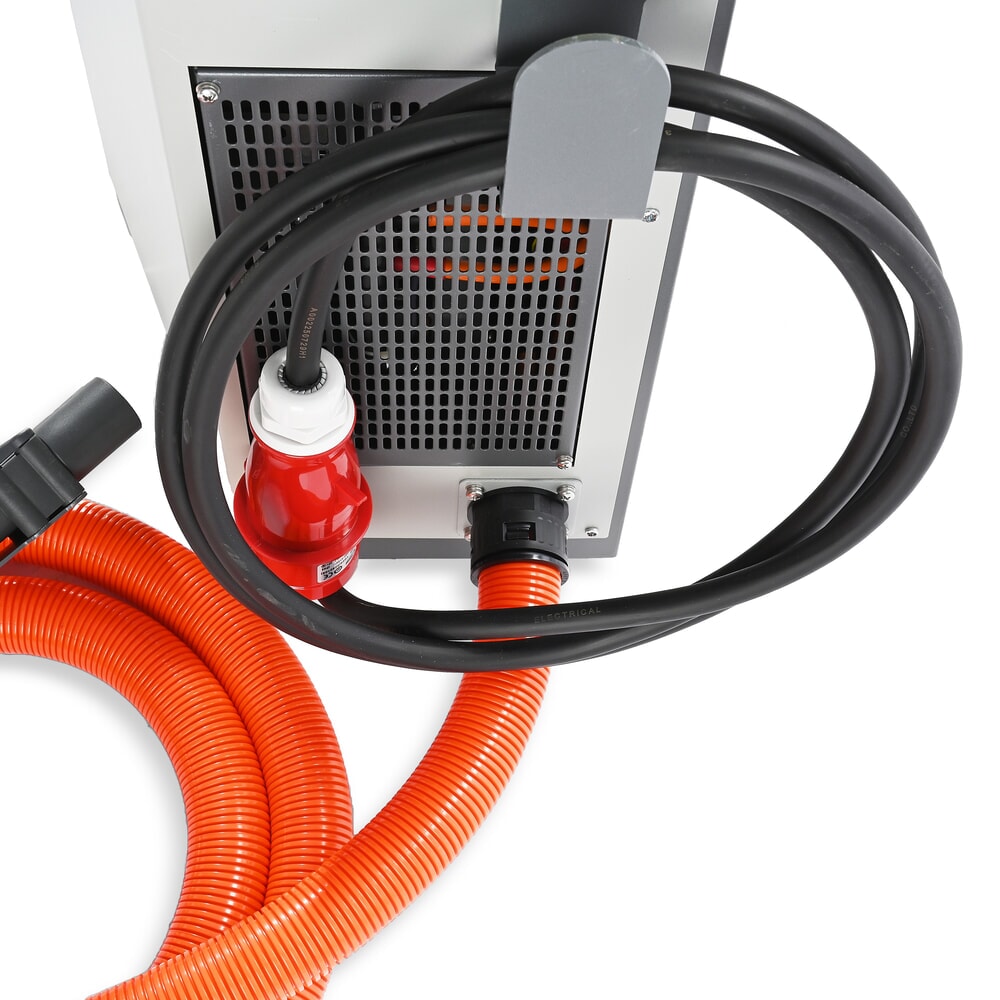 Termékkép száma 8: Külső töltőkészülék D400, 80 V, 100 A, CEE piros 32A, 5 pólusú - 3P+N+E, AntOn by Jungheinrich CBH 2.0 elektromos targoncához