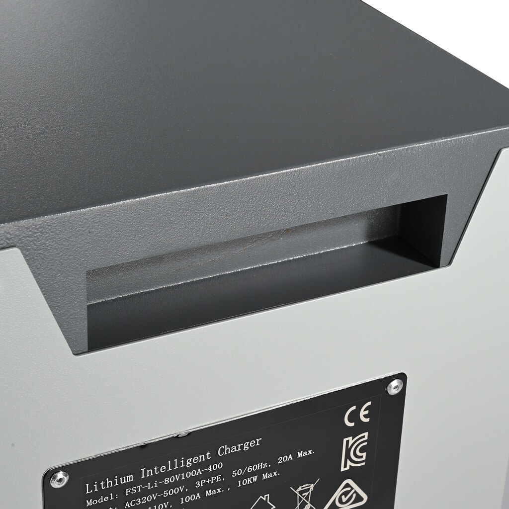 Külső töltőkészülék D400, 80 V, 100 A, CEE piros 32A, 5 pólusú - 3P+N+E, AntOn by Jungheinrich CBH 2.0 elektromos targoncához Termékkép száma 9: Külső töltőkészülék D400, 80 V, 100 A, CEE piros 32A, 5 pólusú - 3P+N+E, AntOn by Jungheinrich CBH 2.0 elektromos targoncához