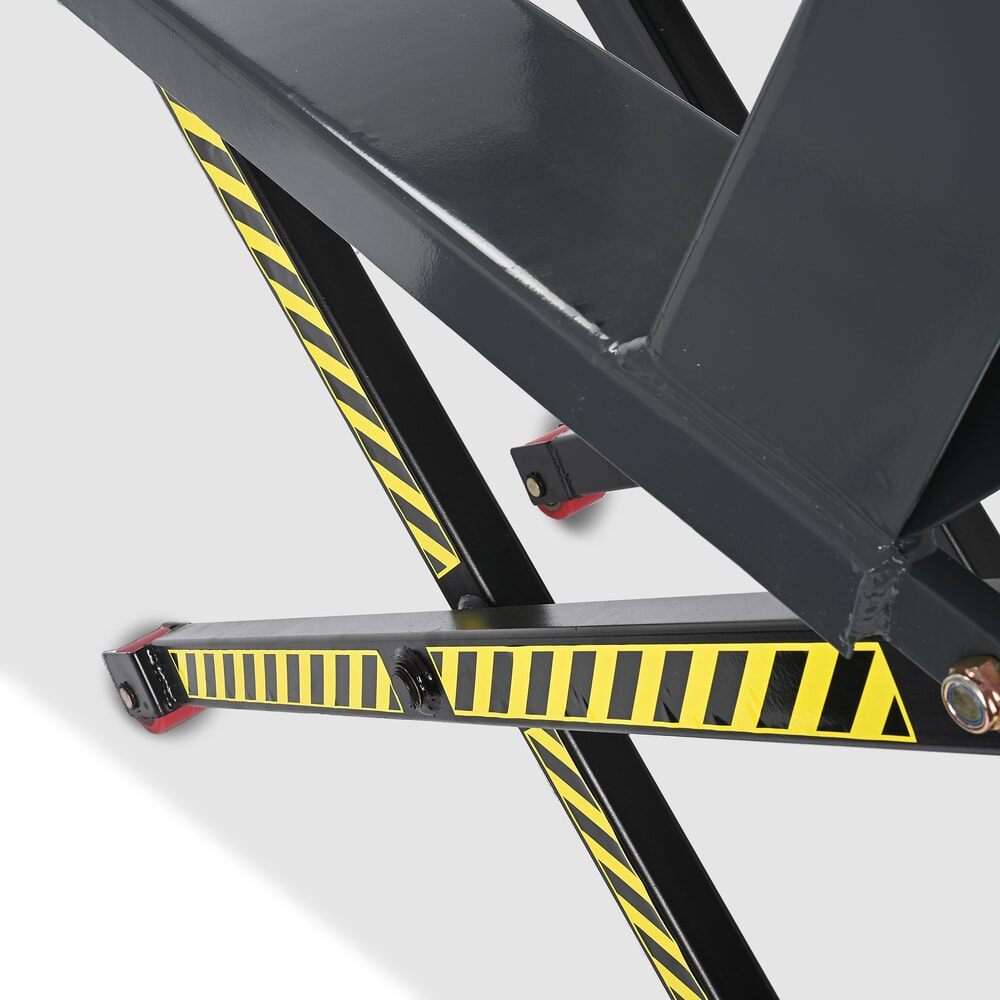 Termékkép száma 3: HEMMDAL PTM 1.0 Scissor ollós emelőkocsi, teherbírás 1000 kg, villahossz 1150 mm, poliuretán egyszeres görgővel