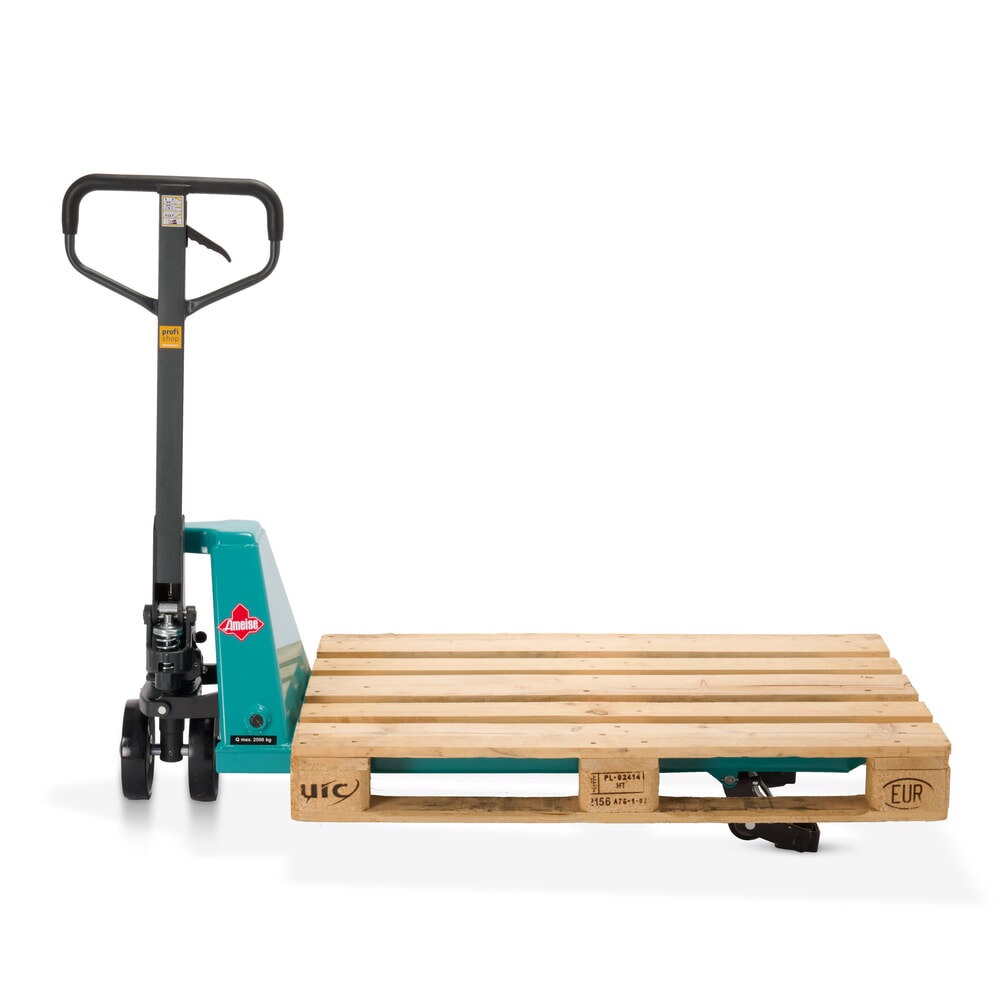 Termékkép száma 9: Ameise® PTM 2.5 Cross 4-utas kézi emelőkocsi, teherbírás 2500 kg/1500 kg, villahossz 1150 mm, poliuretán kerekek