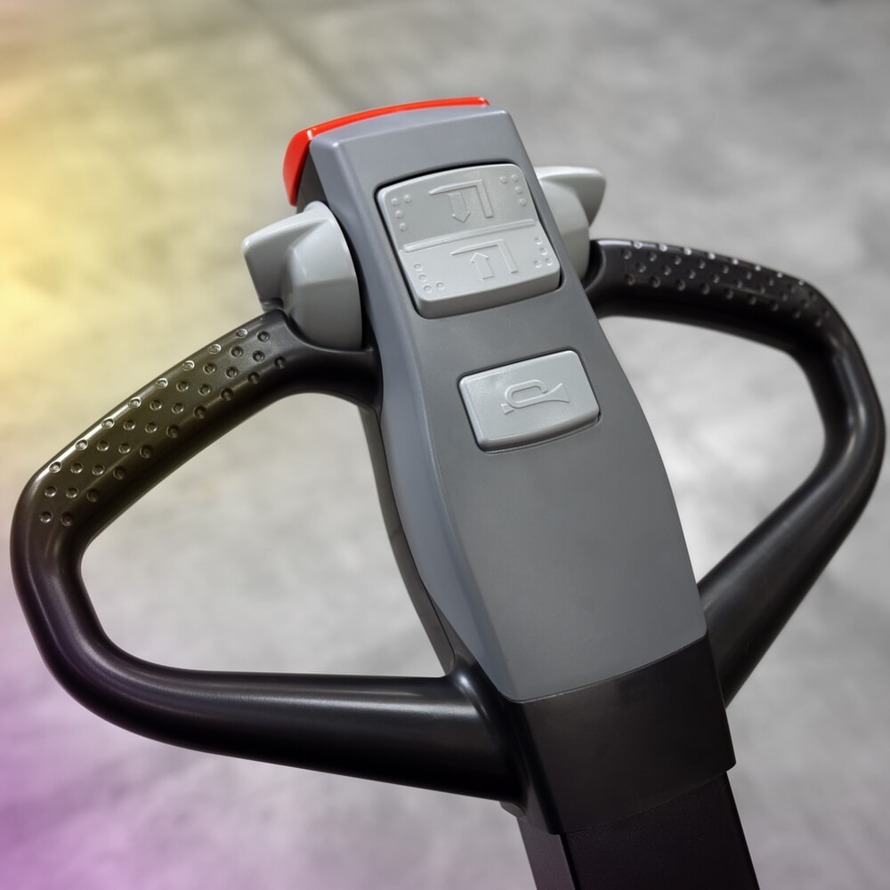 Termékkép száma 9: AntOn by Jungheinrich elektromos gyalogkíséretű targonca PSM 1.2, kéttagú teleszkópos emelőoszloppal, teherbírás 1 200 kg, emelési magasság 2 522 mm