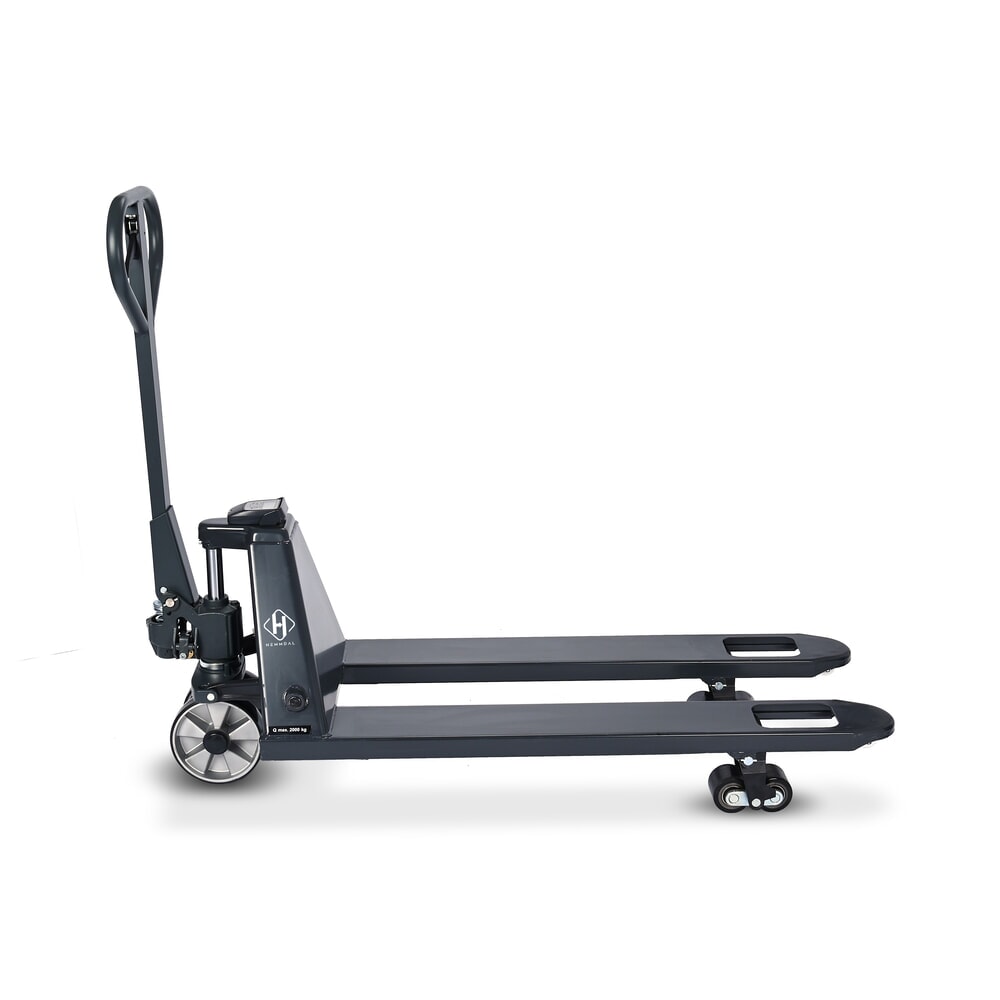 Termékkép száma 7: HEMMDAL PTM 2.0 Scale mérleges emelőkocsi, 5 kg-os mérésköz, teherbírás 2000 kg, tandem görgők