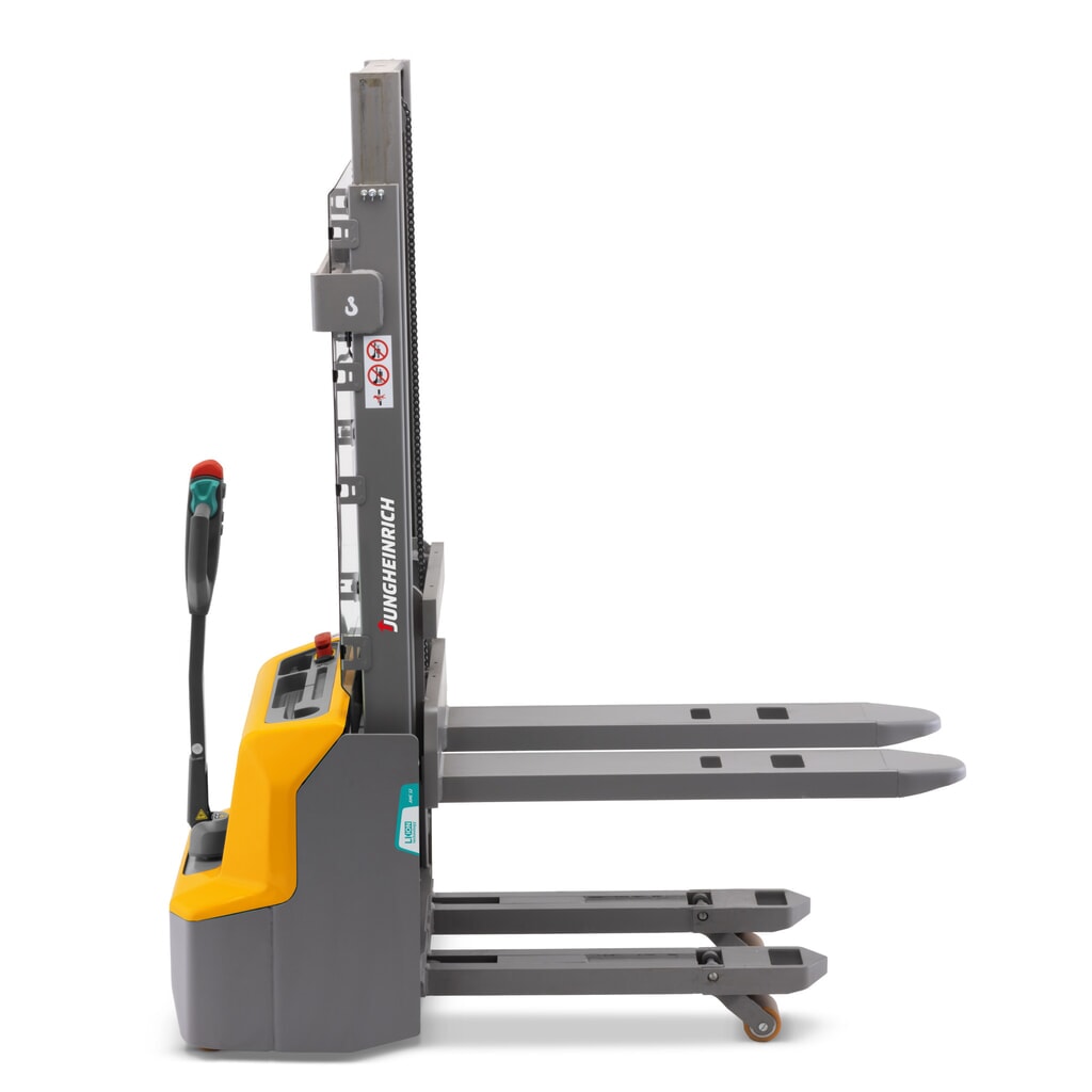 Termékkép száma 6: Jungheinrich AMC 12z ZT elektromos gyalogkíséretű targonca, kéttagú teleszkópos emelőoszlop, emelési magasság 2986 mm, teherbírás 1200 kg