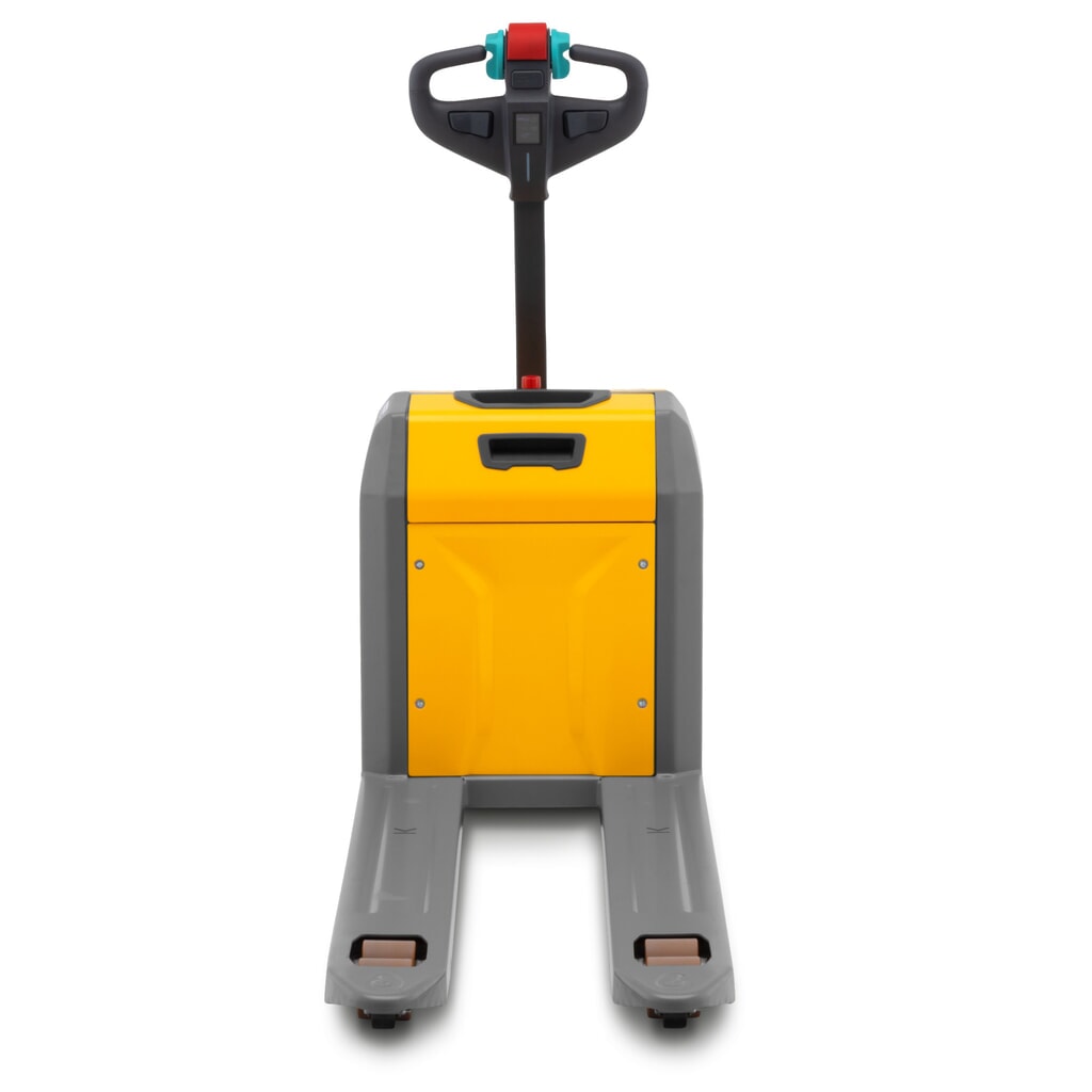 Jungheinrich AME 18 elektromos emelőkocsi, teherbírás 1 800 kg, villahossz 1 150 mm, különleges villaszélesség 670 mm, tandem görgők Termékkép száma 3: Jungheinrich AME 18 elektromos emelőkocsi, teherbírás 1 800 kg, villahossz 1 150 mm, különleges villaszélesség 670 mm, tandem görgők