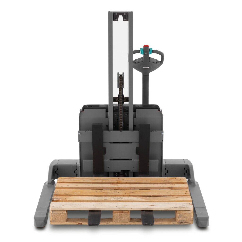 Termékkép száma 10: Jungheinrich EJC 110bi E elektromos gyalogkíséretű targonca, mono oszlop, emelési magasság 1230 mm, teherbírás 1200 kg, proporcionális hidraulika, kerékkartávolság 891 mm