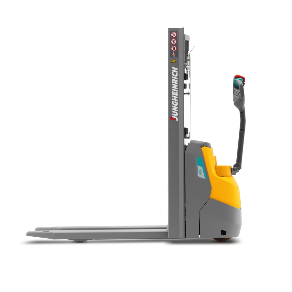 Jungheinrich EJC110i ZT elektromos gyalogkíséretű targonca, kéttagú teleszkópos emelőoszlop, emelési magasság 2390 mm, teherbírás 1000 kg, proporcionális hidraulika Termékkép száma 6: Jungheinrich EJC110i ZT elektromos gyalogkíséretű targonca, kéttagú teleszkópos emelőoszlop, emelési magasság 2390 mm, teherbírás 1000 kg, proporcionális hidraulika
