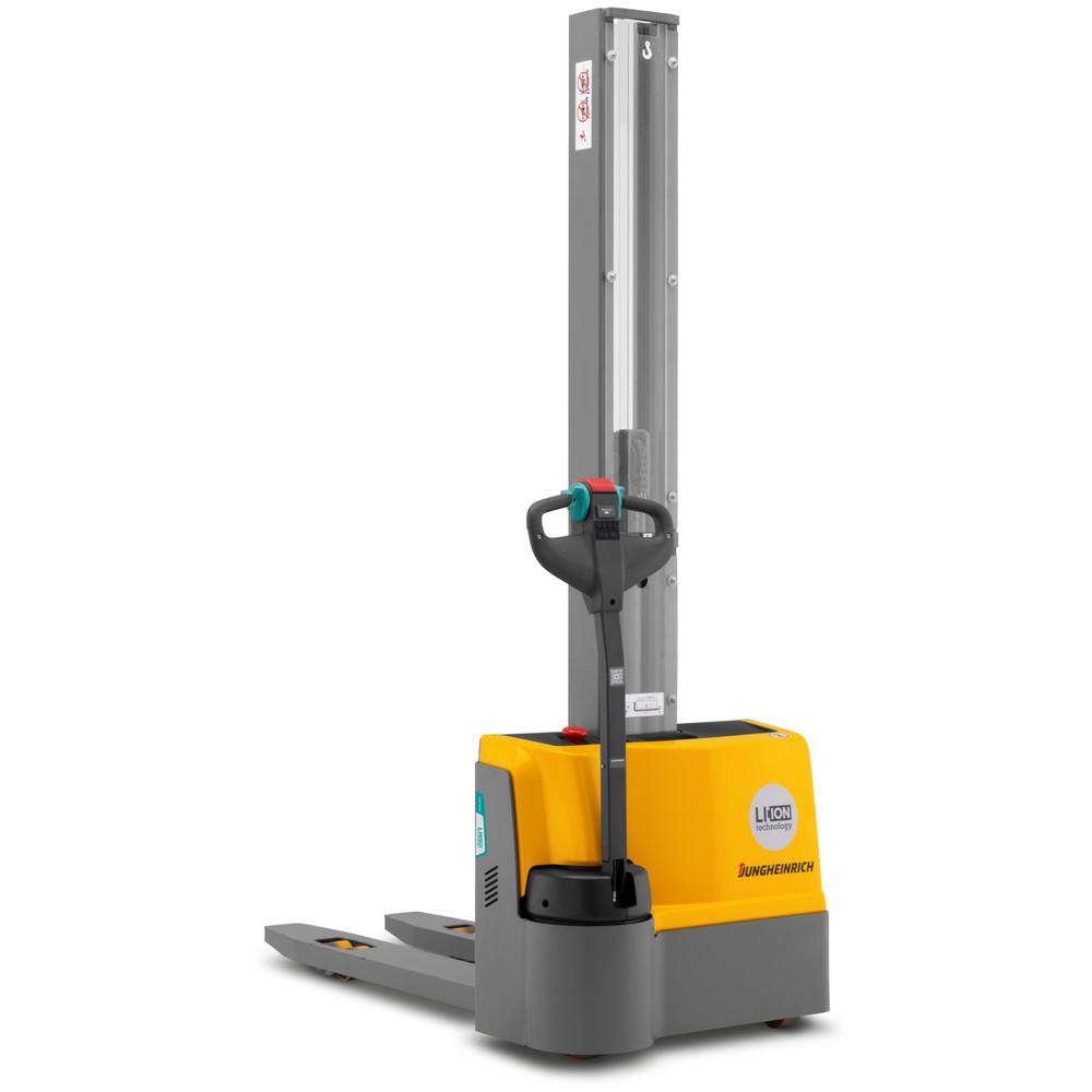 Termékkép száma 3: Jungheinrich EJC M10 E elektromos gyalogkíséretű targonca, mono oszlop, emelési magasság 1625 mm, teherbírás 1000 kg