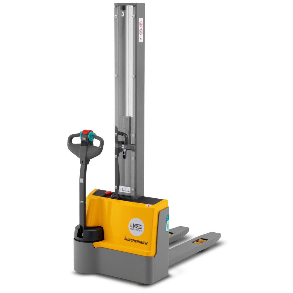 Termékkép száma 1: Jungheinrich EJC M10 E elektromos gyalogkíséretű targonca, mono oszlop, emelési magasság 1625 mm, teherbírás 1000 kg