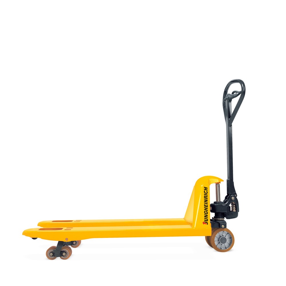 Termékkép száma 1: Jungheinrich AM 22 kézi emelőkocsi gyorsemeléssel, teherbírás 2200 mm, villahossz 1150 mm, nylon tandem görgők