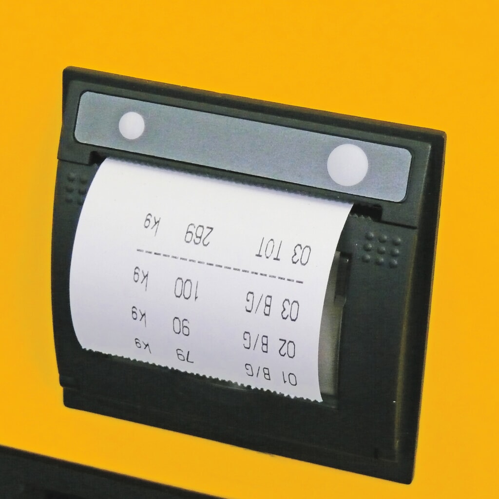 Opció - hőnyomtató Jungheinrich mérleges emelőkocsihoz AMW 22p Termékkép: Opció - hőnyomtató Jungheinrich mérleges emelőkocsihoz AMW 22p