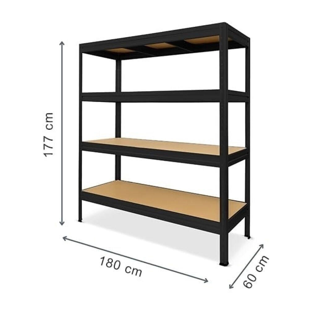 Termékkép száma 2: Steinbock® kézi kiszolgálású állvány, L típus, rekeszterhelés 375 kg, MxSzxMé 1 770 x 1 600 x 600 mm